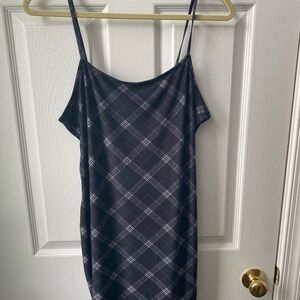 Y2K H&M Black and White Plaid Dress